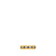 BLUE SAPPHIRE ZIGGURAT ETERNITY BAND