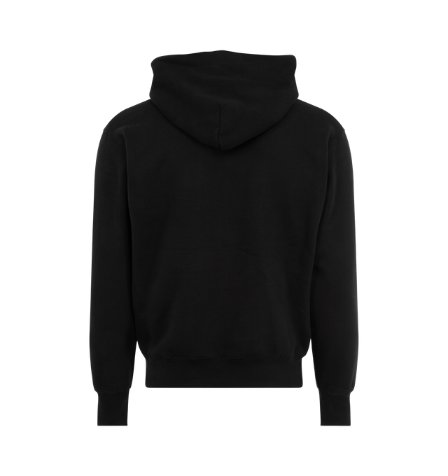 Image 2 of 2 - BLACK - Pleasures Twitch Studded Hoodie is designed in brushed fleece with a signature logo design, kangaroo pocket, ribbed cuffs and hem, and a relaxed fit. 57.1% cotton, 42.9% polyester.  