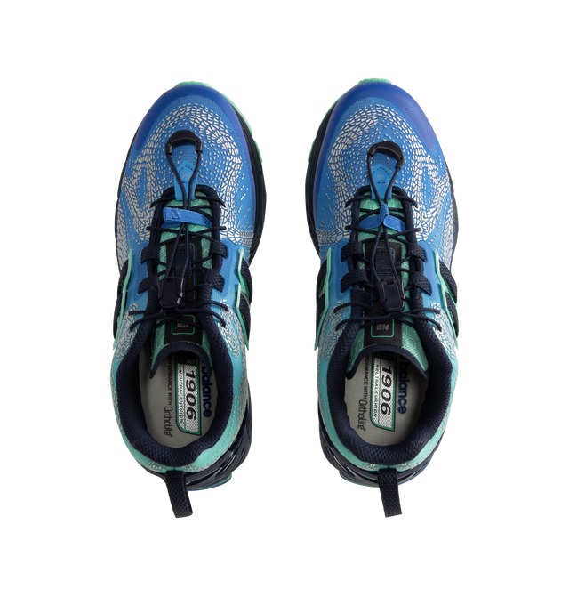 Image 5 of 5 - BLUE - NEW BALANCE 1906F Sneaker featuring mesh and synthetic upper, advanced N-Ergy technology in sole, Stability Web system, ABZORB technology and lace up. 