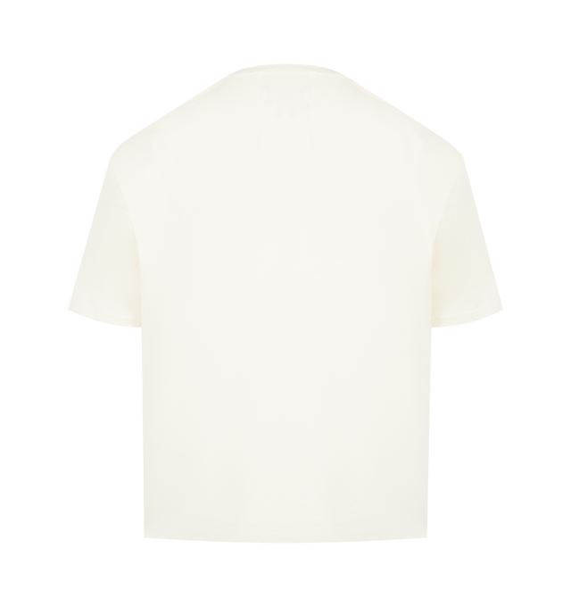 Image 2 of 2 - WHITE - RHUDE Knuckleheads T-shirt featuring graphic print on front, jersey cotton, crewneck, short sleeves and pulls over. 100% cotton. Made in USA. 