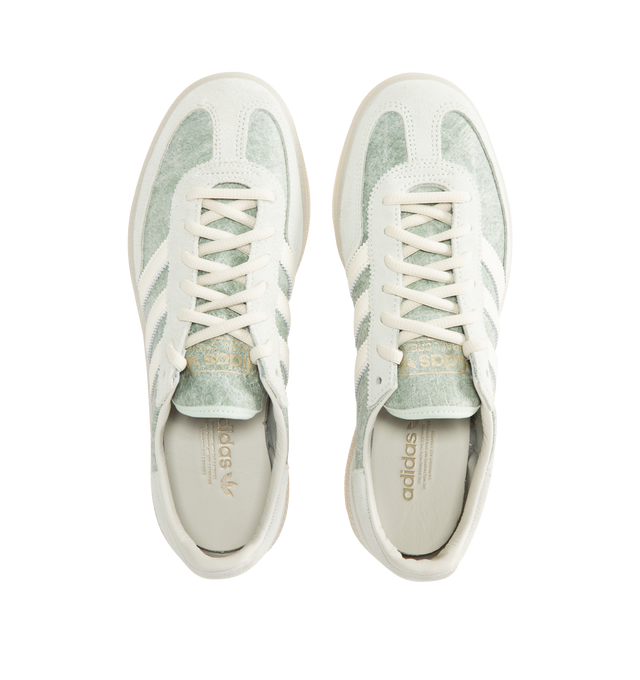 Image 5 of 5 - GREY - ADIDAS Handball Spezial Sneakers featuring regular fit, lace closure, Dyneema textile and leather upper and rubber outsole. 