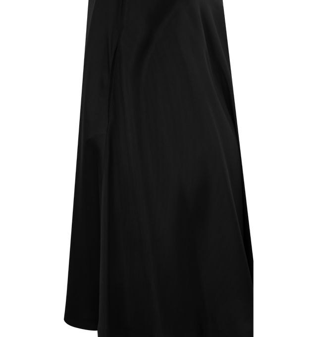 Image 3 of 3 - BLACK - Loewe Women's Flamenco Dress in medium-weight stretch viscose cady featuring an halterneck strap with Flamenco-inspired knots and an open back. Regular fit, knee length with V-neck, seam pockets, fully lined. 