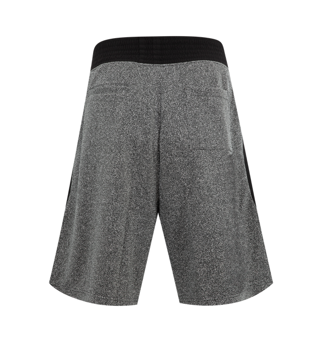 Image 2 of 3 - GREY - LE PERE Boxer Shorts featuring a glittery and sparkly fabric, an LPFC provenance patch on the waistband and lined with premium Italian mesh. 48% nylon, 45% polyester, 7% elastane. 