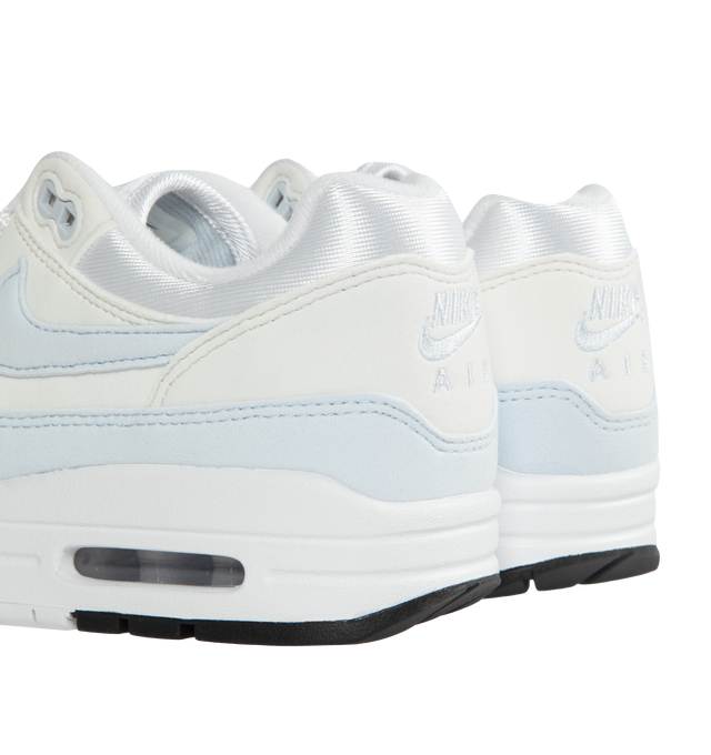 Image 3 of 5 - WHITE - NIKE AIR MAX 1 features a padded, low-cut collar, wavy mudguard, pill-shaped  Nike Air window and rubber outsole gives you durable traction. 