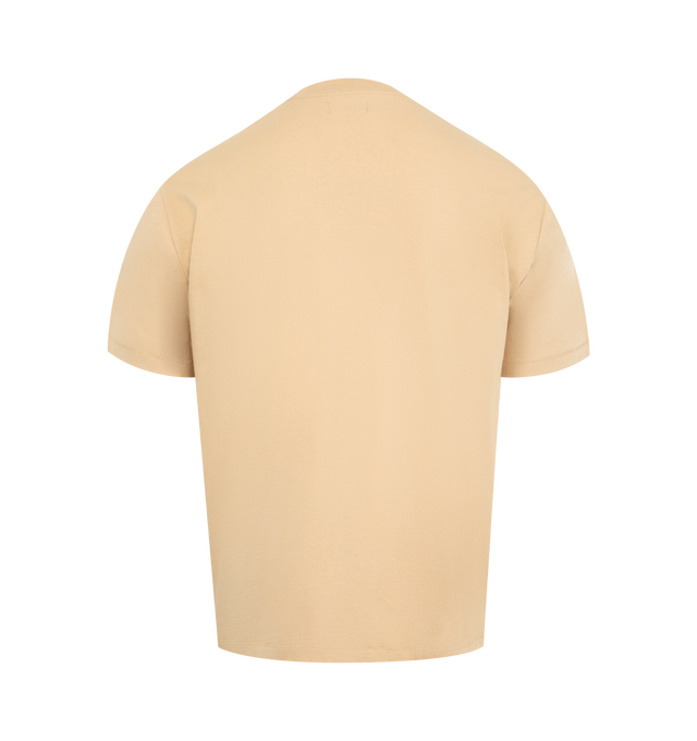 Image 2 of 2 - BROWN - MARKET Illustrated Baseball T-Shirt featuring crew neck, short sleeves, graphic on front and relaxed fit. 100% cotton.  