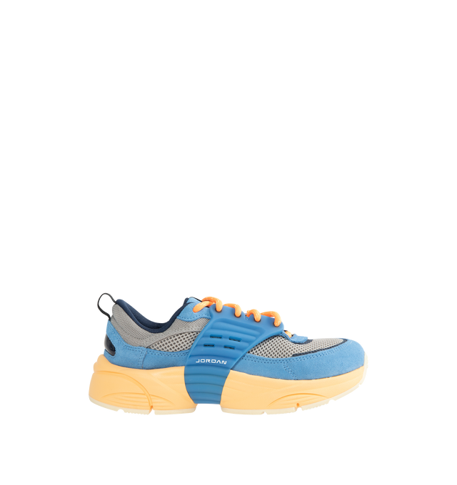 Image 1 of 5 - BLUE - JORDAN Trunner O/S SP Sneaker featuring plush tongue and collar, molded plastic support wings midfoot, foam midsole and rubber outsole. 