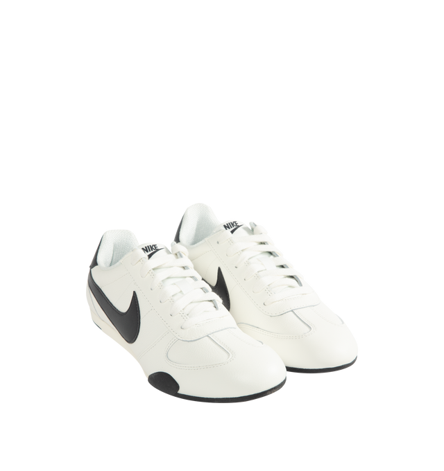 Image 2 of 5 - MULTI - Nike Womens Sprint Sister 2026 Sneakers feature a leather and textile upper. Designed with a low-cut silhouette, lace-up closure, foam midsole, and durable rubber outsole. Upper: Leather and Textile; Midsole: Foam; Outsole: Rubber. Imported 