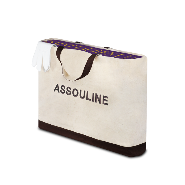 Image 4 of 5 - PURPLE - ASSOULINE Yves Saint-Laurent: The Impossible Collection spotlights all the classics: the Mondrian shift dress; the black dress with white collar and cuffs for the film Belle de Jour; the legendary Ballets Russes collection; the tributes to Picasso, Matisse and van Gogh; the tailored pantsuits and flowing coup de crayon draped gowns; the lavish use of velvet, lace, feathers, leopard print and brilliant jewel tones. 208 pages, 160  illustrations. Released in April 2020. W 15.6 x L 18.7 