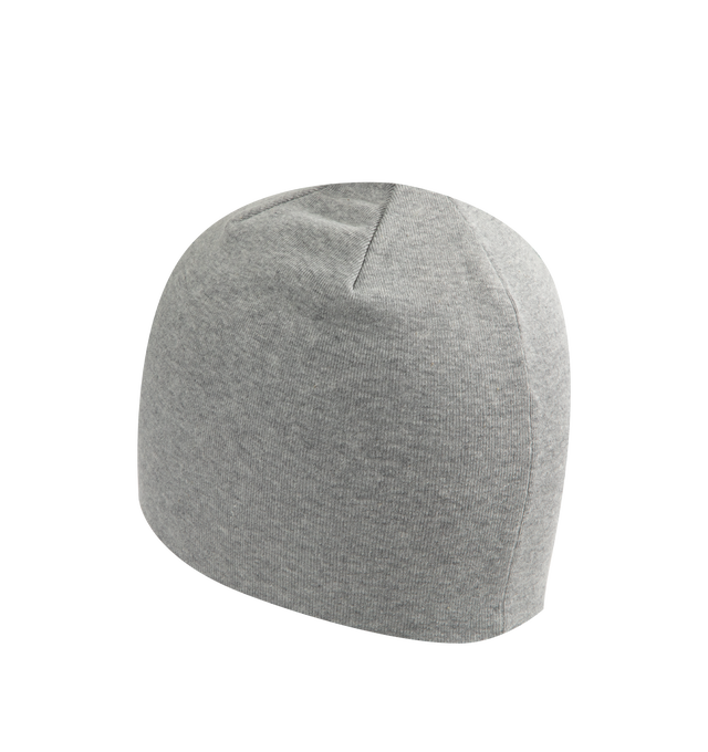 Image 2 of 2 - GREY - HUMAN MADE Beanie featuring ribbed knit and logo embroidered. 100% cotton. 