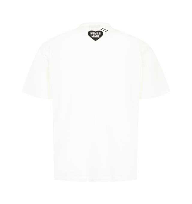Image 2 of 2 - WHITE - HUMAN MADE Graphic T-Shirt featuring graphic logo on the front, crew neck, short sleeves and regular fit. 100% cotton.  