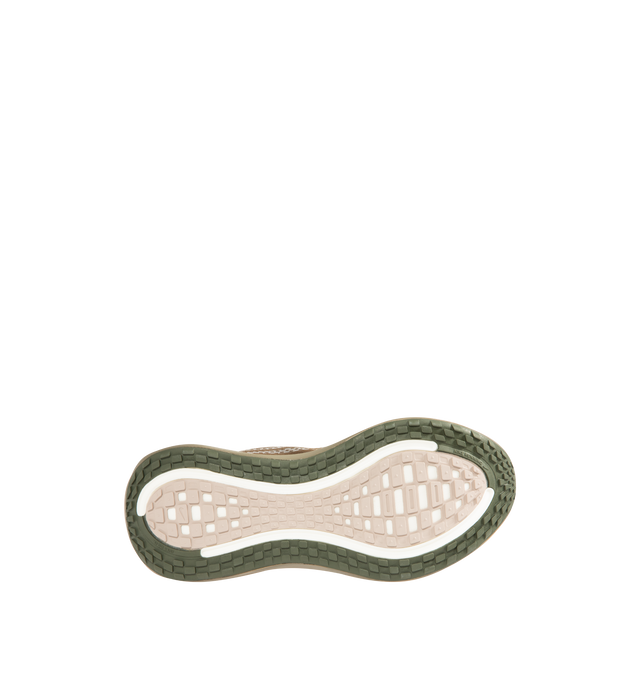 Image 4 of 5 - BROWN - NIKE Vomero Plus Sneaker featuring mixed textile upper, ultra-responsive ZoomX cushioning, high-abrasion rubber outsole, webbed lace loops for an adjustable fit and reflective details. 