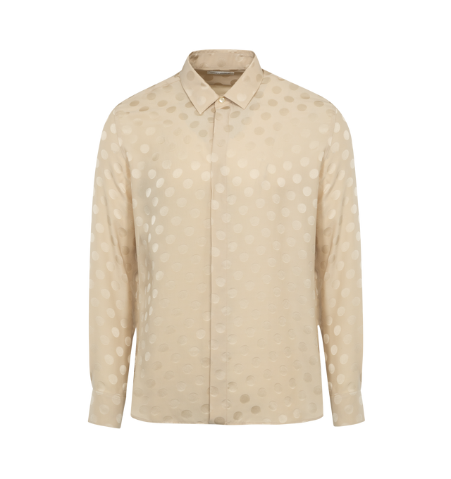 Saint laurent polka top dot shirt mens