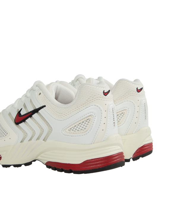 Image 3 of 5 - WHITE - NIKE Air Pegasus 2K5 Sneaker featuring lace-up style, removable insole, cushioning, Nike Air unit in the sole, reflective details enhance visibility in low light or at night, synthetic and textile upper, textile lining and rubber sole. 