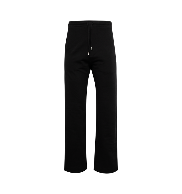 BLACK - DRIES VAN NOTEN Lounge Pants featuring drawstring at elasticized waistband and three-pocket styling. 100% cotton. Made in Turkey.