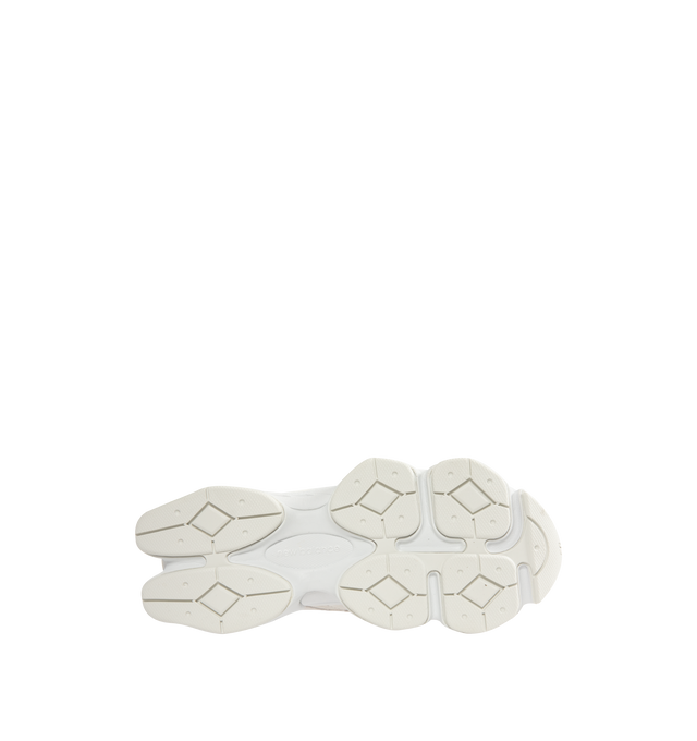 Image 4 of 5 - WHITE - NEW BALANCE 9060 Sneaker featuring dual-density midsole, ABZORB and SBS cushioning, tongue logo inspired by original 991 lace jewel, translucent CR device at heel and diamond outsole pattern inspired by classic 860 design. 