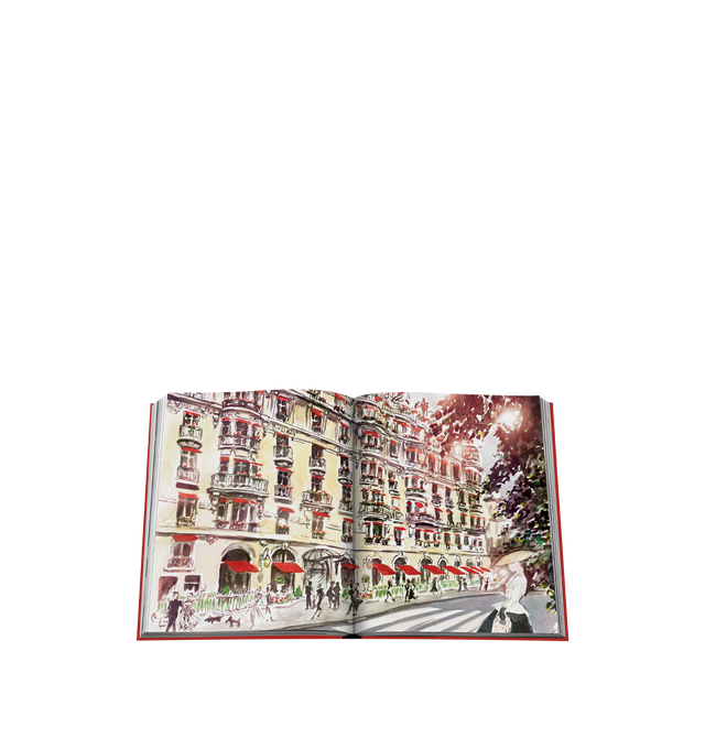 Image 5 of 5 - RED - Assouline Plaza Athne is a luxury coffee table book that celebrates the timeless elegance, exceptional hospitality, and rich heritage of the legendary Parisian palace hotel through captivating photography and engaging storytelling. Created in collaboration with chef Jean Imbert, this designer silk hardcover book features text by Marc Lambron, photography by Oliver Pilcher, and an intimate look inside one of Paris' most iconic destinations, from its celebrated cuisine and interiors to it 