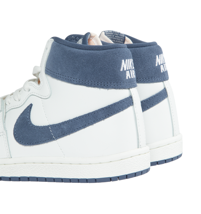 Image 3 of 5 - WHITE - NIKE JORDAN AIR SHIP features Nike Air technology that absorbs impact for cushioning with every step, genuine leather upper is durable and breaks in easily as well as a rubber outsole that provides ample traction. 
