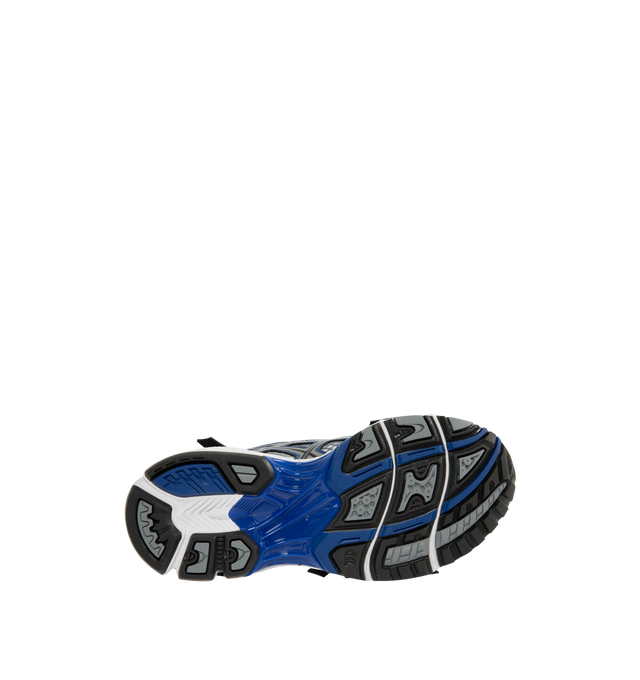 Image 4 of 5 - SILVER - ASICS GEL-Nimbus 10.1 Sneaker featuring mesh and textile upper with rubber sole, lace-up front, padded mesh tongue with logo detail and padded low-cut collar.  