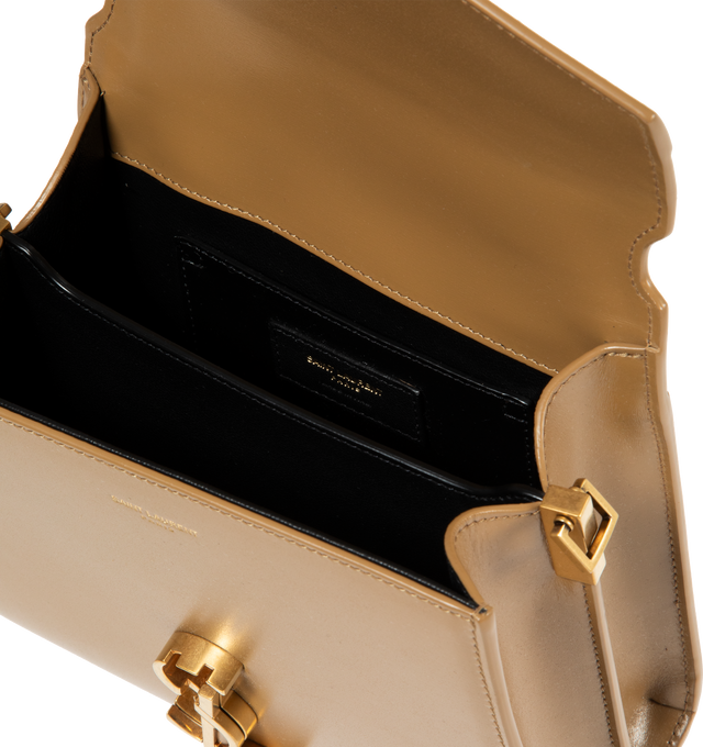 cassandra mini top handle bag in box saint laurent leather