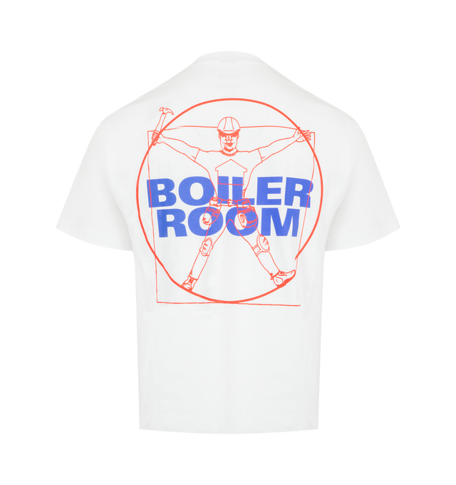 Image 2 of 2 - WHITE - PLEASURES Loud Music T-Shirt featuring short sleeves, crewneck, graphic print and straight hem. 100% cotton. Made in Mexico. 