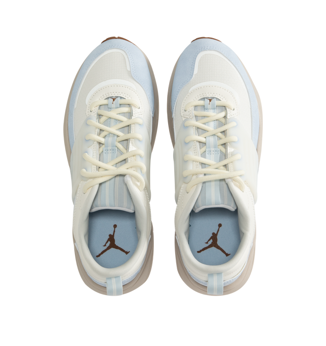 Image 5 of 5 - WHITE - JORDAN Trunner O/S Sneaker featuring responsive foam underfoot, plush tongue and collar and molded plastic support wings. 
