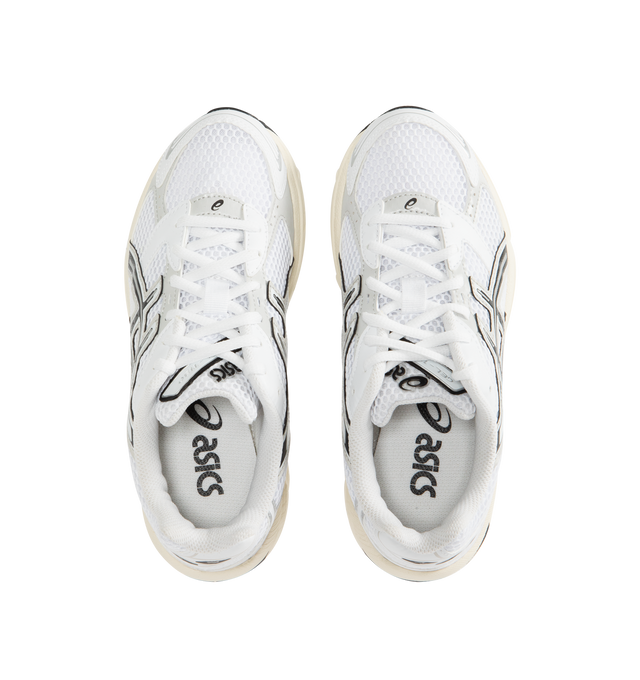 Image 5 of 5 - WHITE - ASICS Gel-1130 Sneaker featuring suede overlays, breathable mesh underlays, synthetic leather paneling, GEL technology in the heel, TRUSSTIC support system and dyed sockliner. 