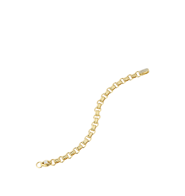 Image 2 of 2 - GOLD - JEMMA WYNNE FORME Diamond Link Bracelet featuring 18k Gold and 0.55cts Diamonds. Hirshleifers offers a range of pieces from this collection in-store. For personal consultation and detailed information about jewelry, please contact our dedicated stylist team at personalshopping@hirshleifers.com.This item may be restricted for online purchase to international clients.  For assistance purchasing this item please contact our dedicated stylist team at personalshopping@hirshleifers.com. 