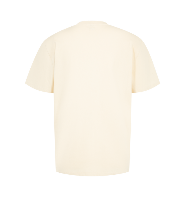 Image 2 of 2 - NEUTRAL - Loewe Men's Relaxed Fit T-Shirt is crafted from medium-weight cotton jersey and features a relaxed-fit silhouette with a regular length. Designed with a crew neckline, ribbed collar, embroidered LOEWE x Cosima Von Bonin padded motif at the chest, and an embroidered Double L logo at the back. Main Material: 100% Cotton. Made in Portugal. 