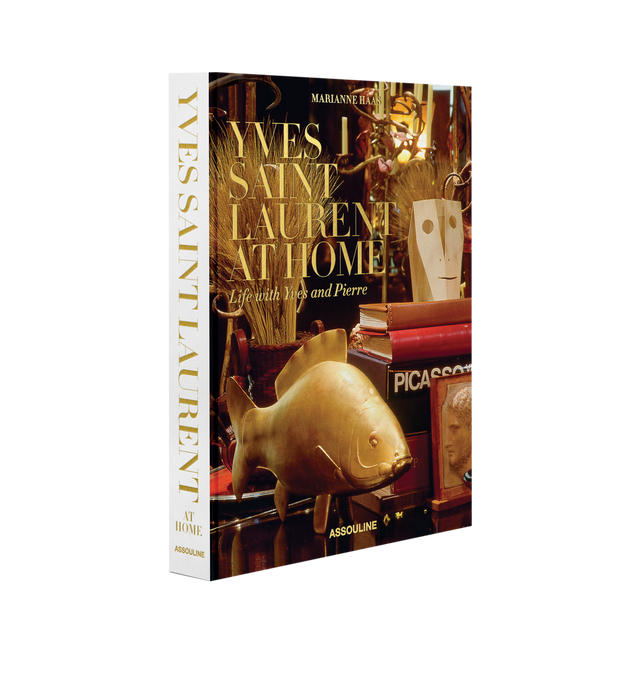 Image 1 of 4 - MULTI - ASSOULINE Yves Saint Laurent at Home. Discover Yves Saint Laurent and Pierre Bergs savoir-faire through the most exquisite photographs of the interiors and gardens of Yvess Chteau Gabriel, the dacha in Deauville; the Villa Majorelle in Marrakech; the apartment on rue de Babylone and his maison de couture on avenue Marceau. With photographs by Marianne Haas and texts and special contributions from Jacques Grange, Catherine Deneuve, Betty Catroux, Laurence Benam, Louis Benech, and other 