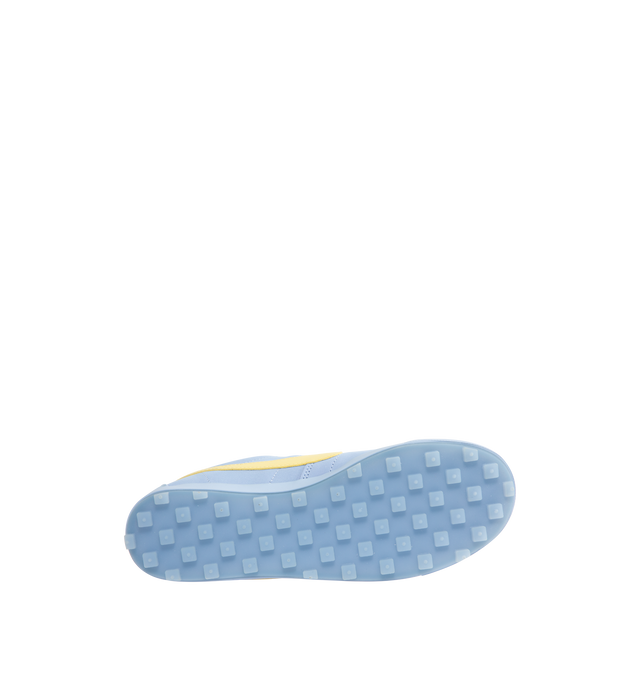 Image 4 of 5 - BLUE - NIKE Astrograbber Sneaker featuring an American football shoe with a leather upper, padded, low-cut collar, tonal rubber midsole and waffle outsole. 