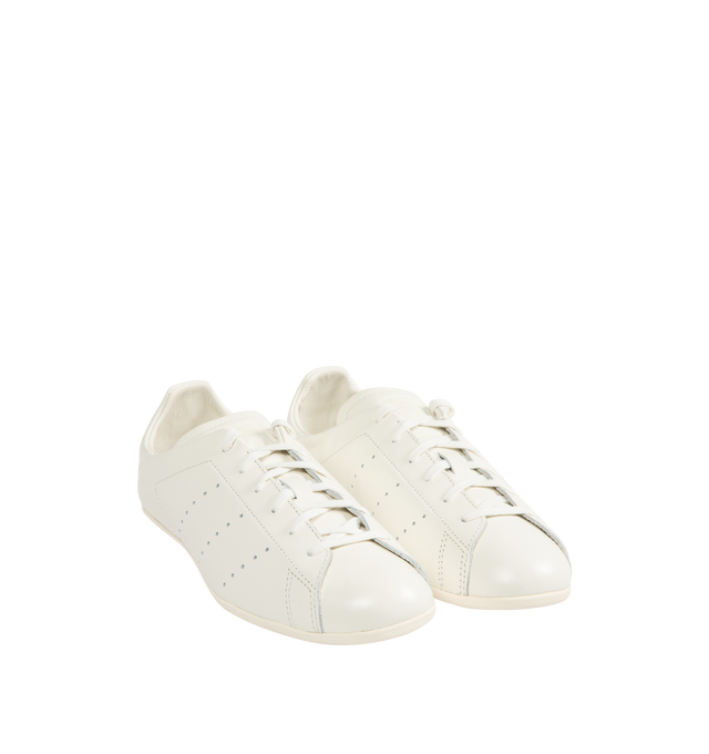 Image 2 of 5 - WHITE - ADIDAS Stan Smith Lo Pro Sneaker featuring low profile, smooth leather upper, molded sockliner, regular fit, lace closure, leather lining and rubber outsole. 