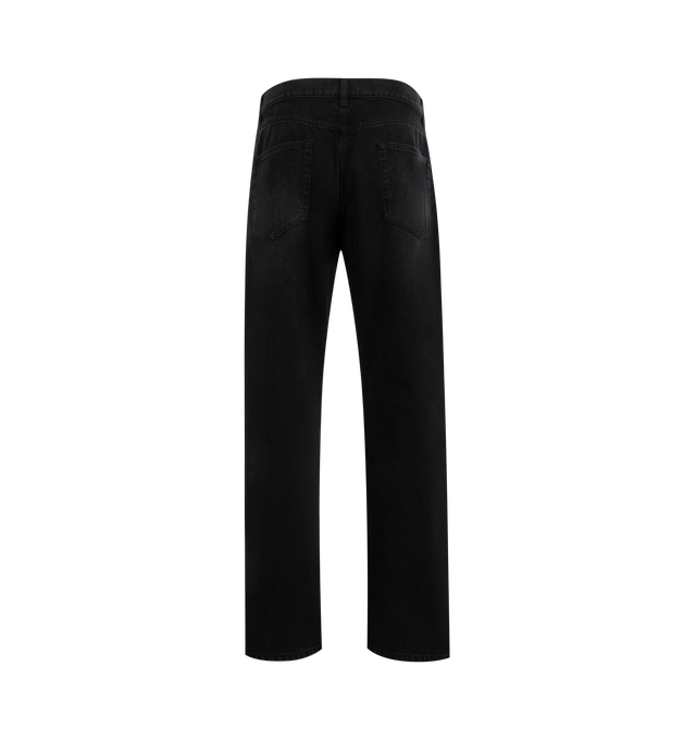 Image 2 of 3 - BLACK - THE ROW Ross Jean featuring relaxed fit, soft Italian denim with classic 5-pocket denim construction. 100% cotton. Made in Italy. 