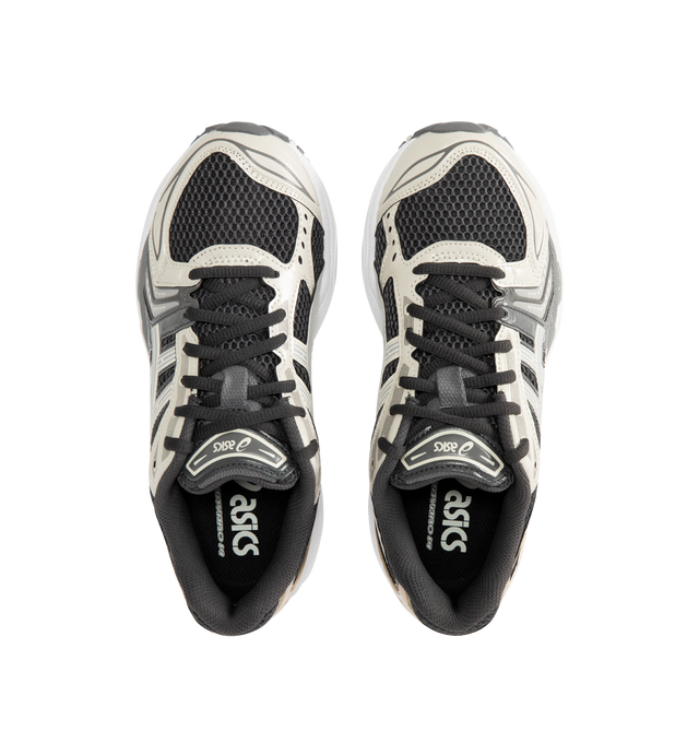 Image 5 of 5 - GREY - Asics GEL-Kayano 14 Sneakers are lace-up style with rip-stop underlays, GEL cushioning, and TRUSSTIC support system. Unisex style in men's sizing. 
