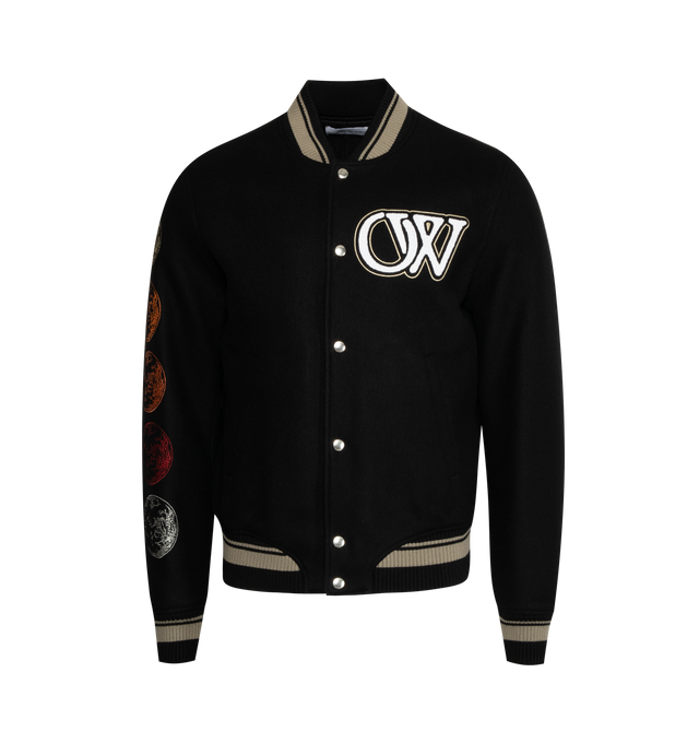 Off-White Men's Varsity Bomber Jacket