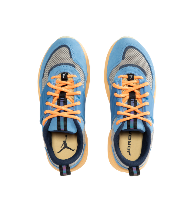 Image 5 of 5 - BLUE - JORDAN Trunner O/S SP Sneaker featuring plush tongue and collar, molded plastic support wings midfoot, foam midsole and rubber outsole. 