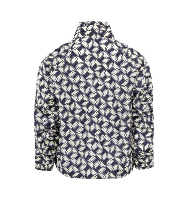 Image 2 of 3 - GREY - MONCLER Marpessa Jacket featuring nylon technique lining, adjustable hood, zipper closure, zipped pockets, hem with drawstring fastening and elastic cuffs. 100% polyamide/nylon. 