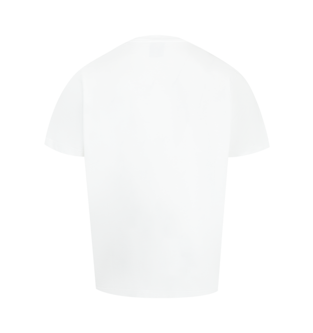 Image 2 of 2 - WHITE - Casablanca short-sleeve t-shirt is a classic design, featuring the house's diamond logo patch, classic crew neck, and relaxed silhouette.100% organic cotton. Made in Portugal. 