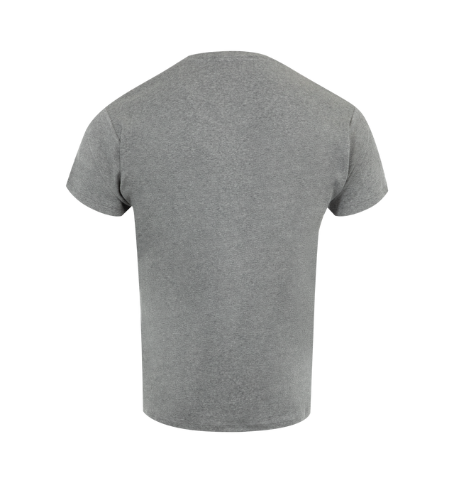 Image 2 of 2 - GREY - The Row Blaine Top has a crew neck, a slim fit, and a signature center-back detail. 100% organic cotton. Made in Italy.  