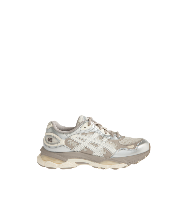 Image 1 of 5 - NEUTRAL - Asics Men's GEL-NYC 2.0 Sneaker featuring suede overlays, rearfoot and forefoot GEL technology, shock-attenuating material placed in the midsole of the shoe for cushioning and shock absorption, FF BLAST PLUS cushioning, TPU TRUSSTIC technology, walking-specific flex grooves to support natural movement and smooth heel to toe transition, angled heel softens heel contact with the ground and facilitates more natural heel to toe transitions. 