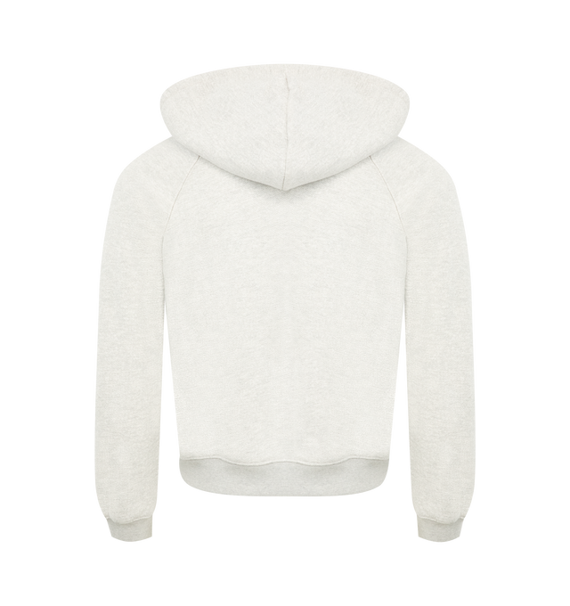 Image 2 of 2 - GREY - NAHMIAS Competition Girlfriend Zip Up Hoodie featuring zip front closure, hood, girlfriend fit, faded vintage look, front pockets and graphic on front and back. 100% cotton. 
