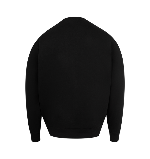 Image 2 of 2 - BLACK - MARKET X HIRSHLEIFERS Call My Stylist Crewneck featuring long sleeves, crewneck, ribbed cuffs and hem and graphic print on front. Cotton.  