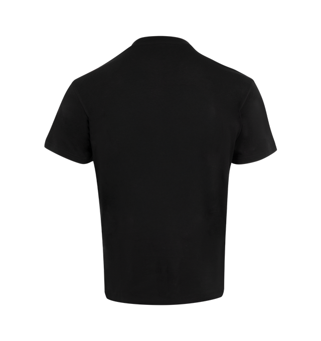 Image 2 of 2 - BLACK - Carhartt WIP Eldon short-sleeve pocket T-Shirt made from cotton jersey in a baggy fit. Featuring a chest pocket accented with metal rivets and an artificial leather Square Label. 100% Cotton (organic).  