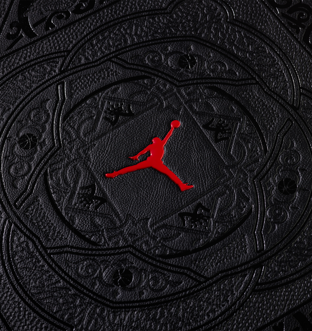 Image 4 of 20 - MULTI - Assouline celebrates 40 years of Air Jordan with a landmark Ultimate volume, created in collaboration with Michael Jordan and the Jordan Brand. This collectors piece honors the enduring influence of Michael Jordan and the brand that reshaped sport, style, business, and culture worldwide.Limited to 1,000 hand-numbered copies, the Ultimate edition is crafted with a host of bespoke details. Encased in an intricately tooled leather clamshell, the cover features Baroque-inspired embossing 