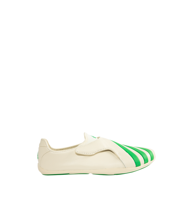 Image 1 of 5 - WHITE - ADIDAS x Pharrell Williams Vario Flat Earther Sneaker featuring regular fit, leather upper, leather sockliner and rubber outsole. 