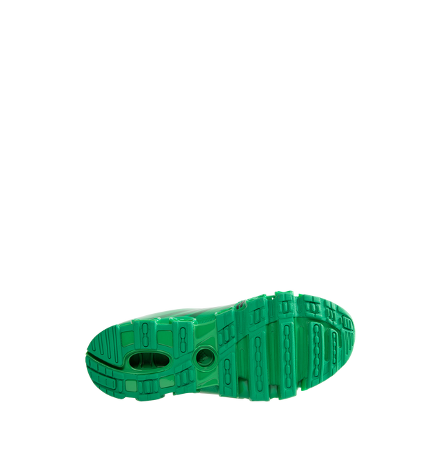 Image 4 of 5 - GREEN - Adidas x Mega Jah Jah Men's F50 TUNIT Mega Jah Jah Shoes feature a bold collaborative design that reimagines an iconic adidas silhouette through a rebellious, street-ready lens. Crafted with a sleek synthetic upper, this statement sneaker combines heritage adidas styling with premium comfort, featuring a soft leather lining and sockliner for an elevated feel. Finished with a durable rubber outsole for reliable traction, the design balances archival inspiration with contemporary attitu 