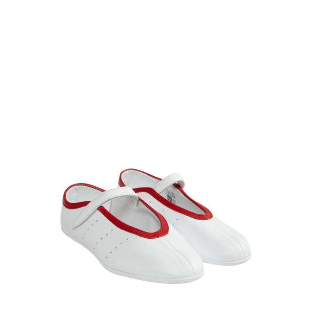 Image 2 of 5 - WHITE - ADIDAS Stan Smith Lo Pro Shoes featuring open construction with hook-and-loop strap closure, perforated 3-Stripes, regular fit, leather upper, synthetic lining and rubber outsole. 