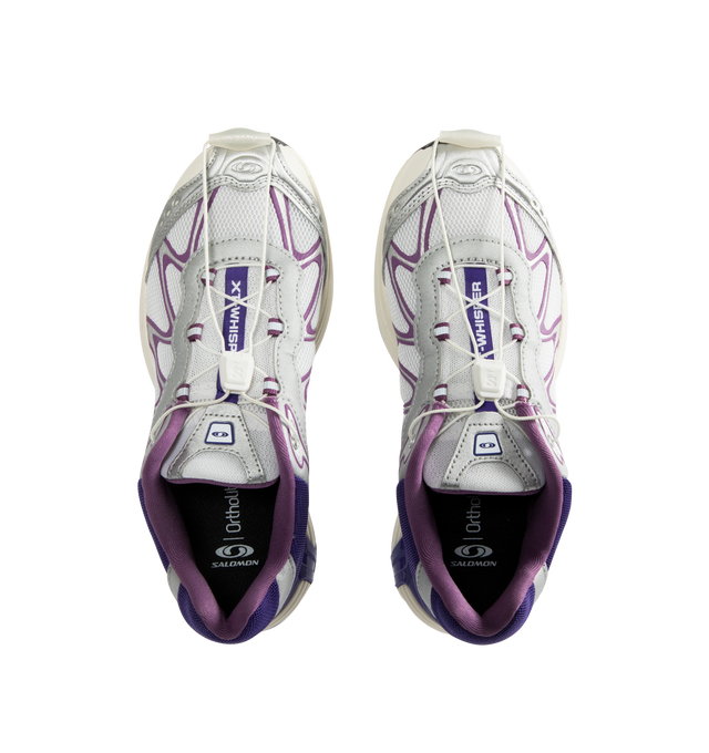 Image 5 of 5 - MULTI - SALOMON XT-Whisper Sneaker featuring textile and synthetic upper, quickLACE, agileChassis System, OrthoLite diecut sockliner, textile lining, anti-debris mesh, chevron lugs and mud contaGRIP. 