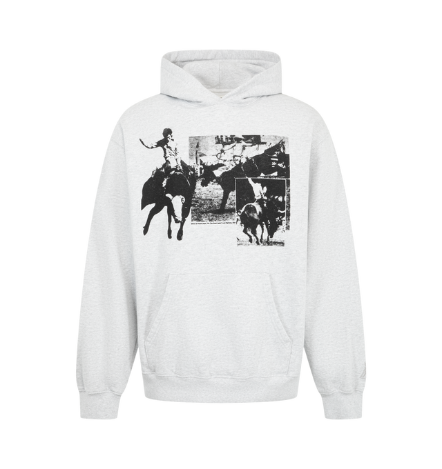 Image 1 of 2 - GREY - One Of These Days Men's Americas Sport Hooded Sweatshirt is crafted from USA-knit fabric and features a premium hoodie silhouette designed for everyday wear. Cut and sewn in the USA, the sweatshirt is pre-shrunk to help maintain a consistent fit from the first wear. Main Material: USA-knit fabric. Features: hooded construction, pre-shrunk finish. Made in the USA. 
