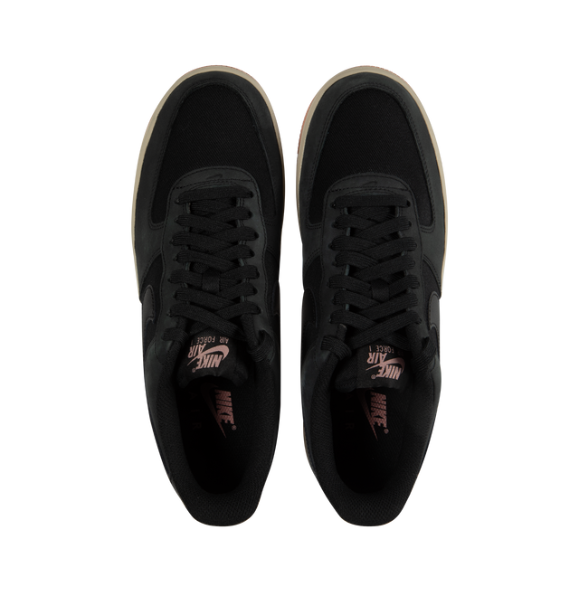 Image 5 of 5 - BLACK - NIKE AIR FORCE 1 07 LX features stitched overlays on the upper, Nike Air cushioning and a padded collar. 