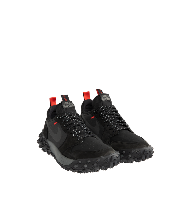 Image 2 of 5 - BLACK - JORDAN Air Jordan 1 Low A/T Sneaker featuring GORE-TEX material, trail-ready outsole, leather and textiles, braided laces, foam midsole and rubber outsole. 